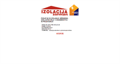 Desktop Screenshot of izolacija-zorman.si